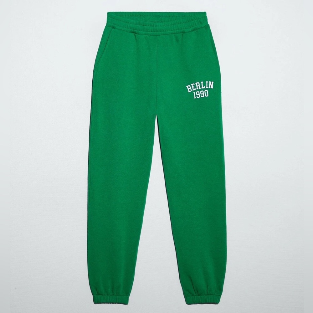 PRE-OWNED - Zara Green Joggers - Medium